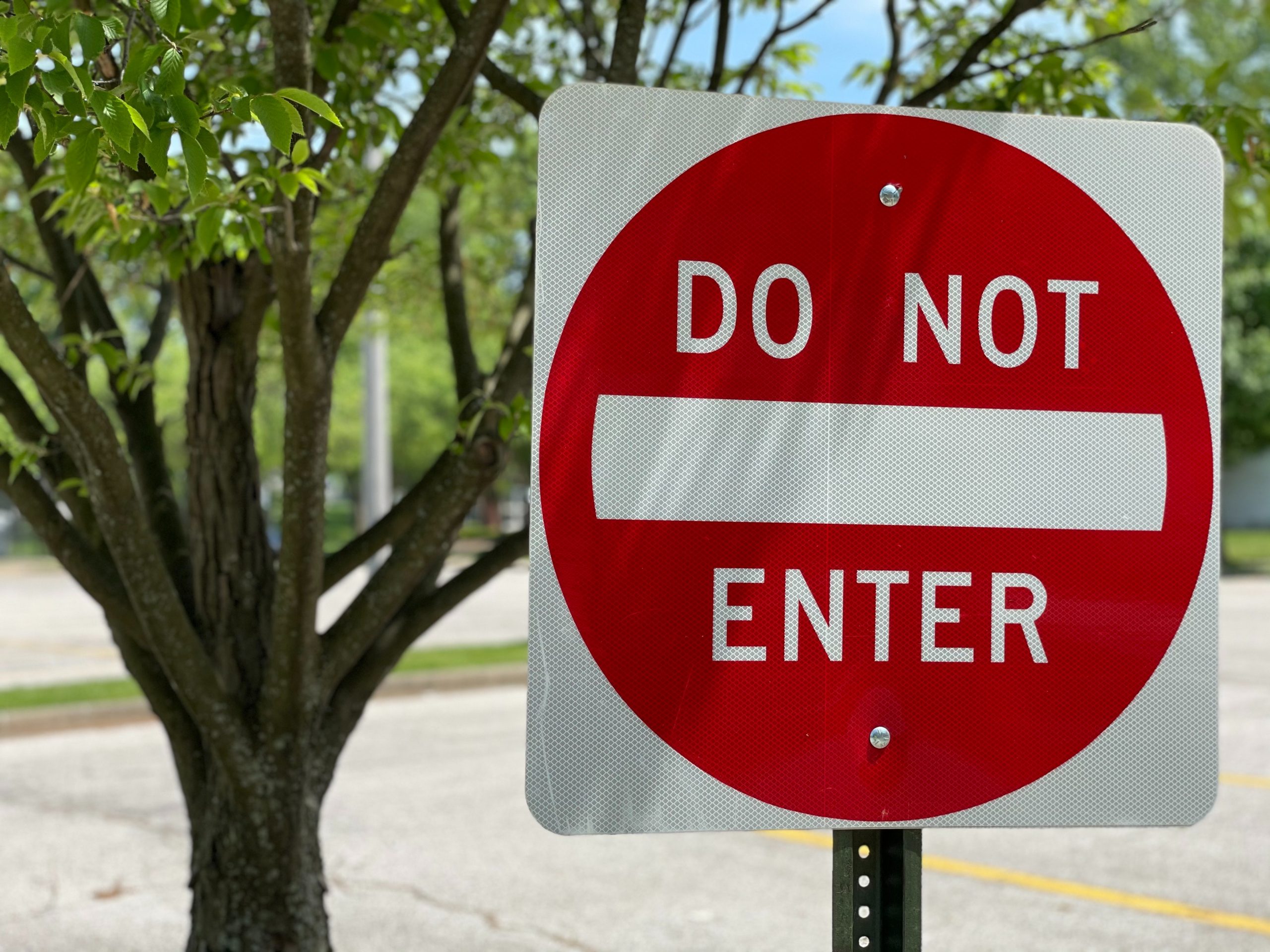 Do not enter sign (Microsoft Azure solutions)